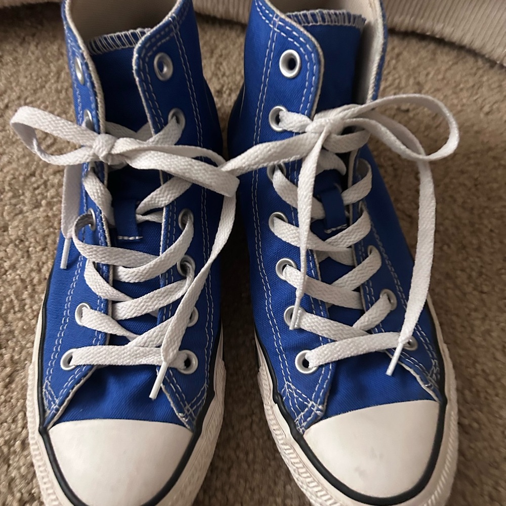 Converse Blue High-Top Sneakers W8/M6
